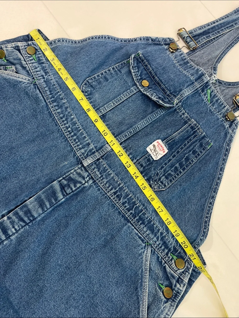 VTG 70s Bib Overalls by Pointer made USA Farmer Workwear Denim